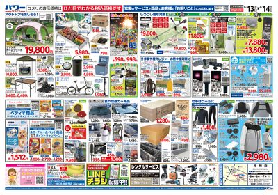 コメリパワー 6/13号 見附店オープン100日祭 ウラ