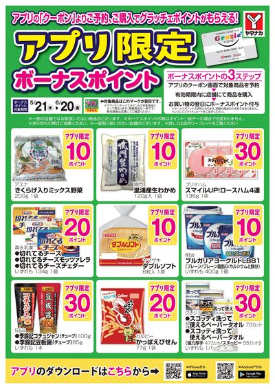 5/21-6/20 アプリ限定ボーナスポイント