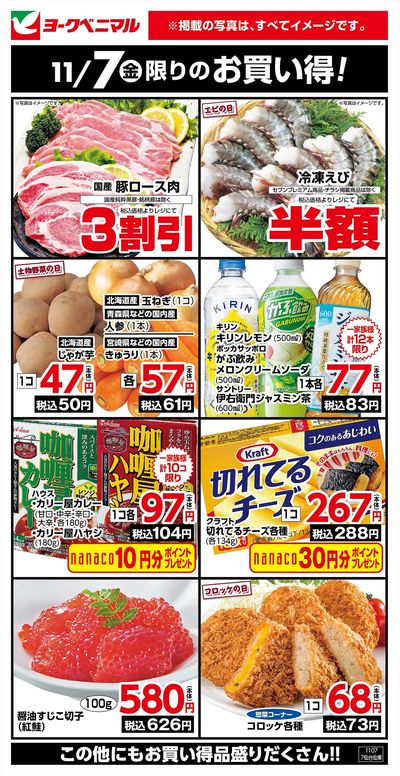 11/7限りのお買い得!