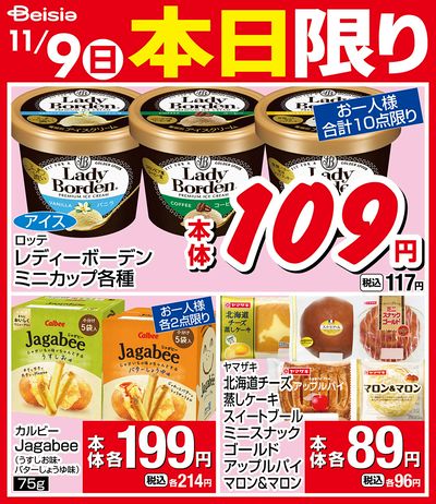 11/9限りのお買い得!