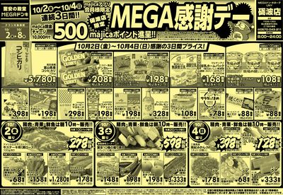 1002号MEGAドンキUNY砺波店MEGA感謝デー おもて