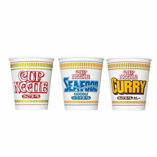 ●カップヌードル ●カップヌードル ・シーフード ・カレー