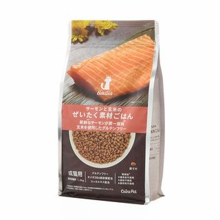 スマイリア サーモンと玄米のぜいたく素材ごはん 1.2kg 成猫用