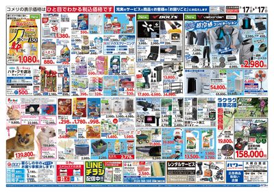 コメリパワー 7/17号 夏本番を楽しもう! ウラ