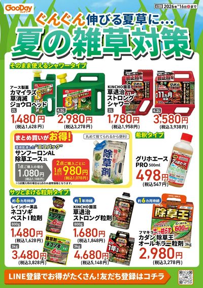 ぐんぐん伸びる夏草に…夏の雑草対策_裏