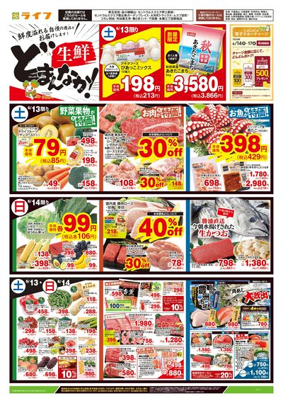 6/13号 生鮮どまんなか!