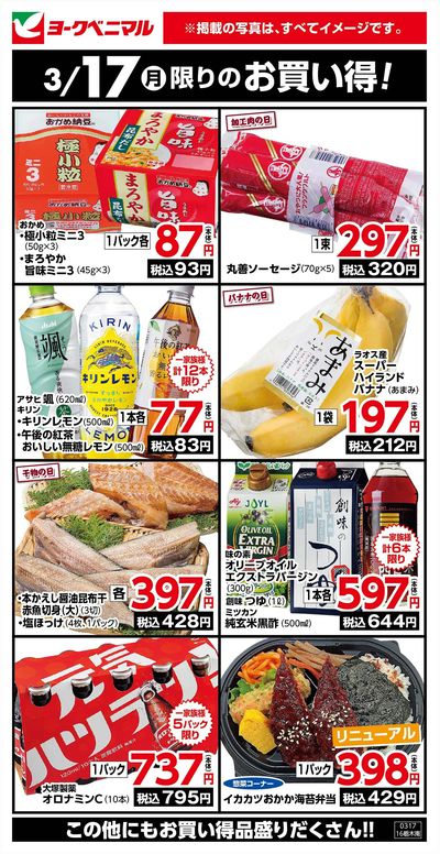 3/17限りのお買い得!