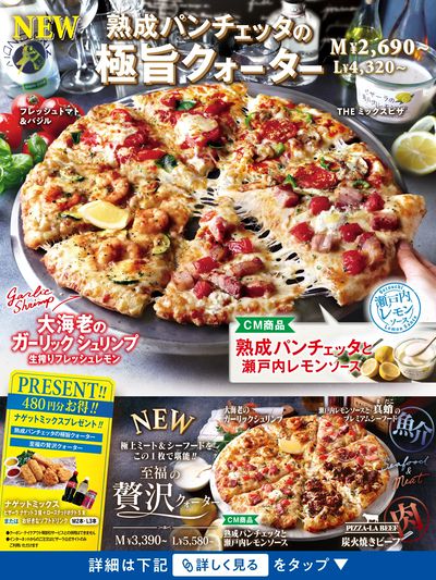 夏のおすすめクォーター!ナゲットミックスプレゼント!