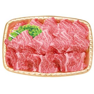 国産 牛肩ロース乱切り焼肉用 100g当り