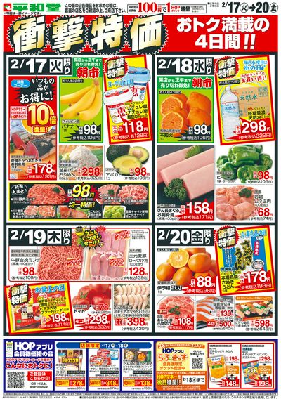 2/17(火)~衝撃特価【表面】