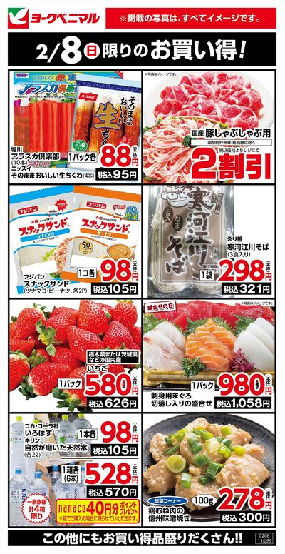 2/8限りのお買い得!