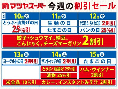 2/10~15の割引セール