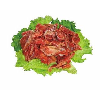国産若どり砂肝スライス味付(解凍)