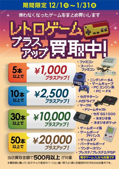 売れば売るだけ買取価格がUP!!