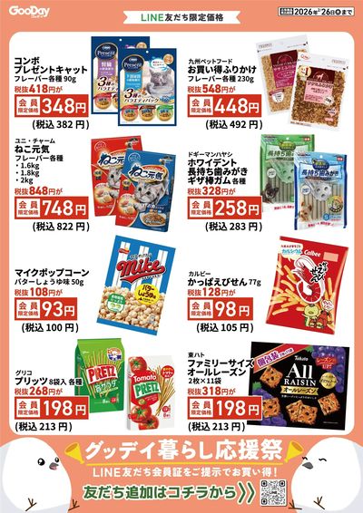 LINE友だち限定 グッデイ暮らし応援祭_裏面