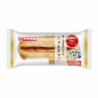 山崎製パン あらびきポークのホットドッグ 1個入