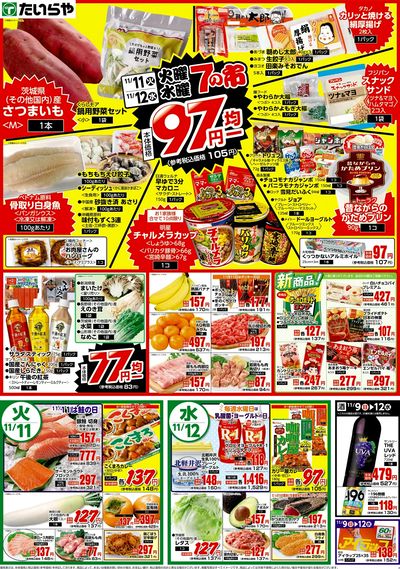 11/9(日)~11/12(水)(裏)