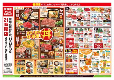 11/12号 満足!満足!一杯満足!丼