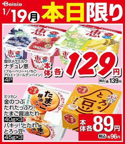 1/19限りのお買い得!