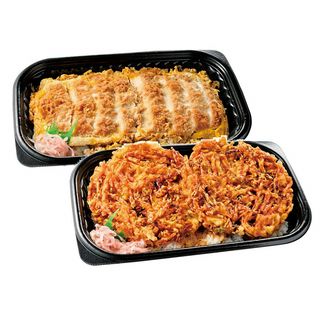 ●MEGAチキンカツ重 ●MEGAかき揚げ丼