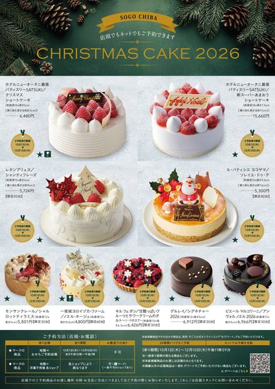 クリスマスケーキ ①(千葉)