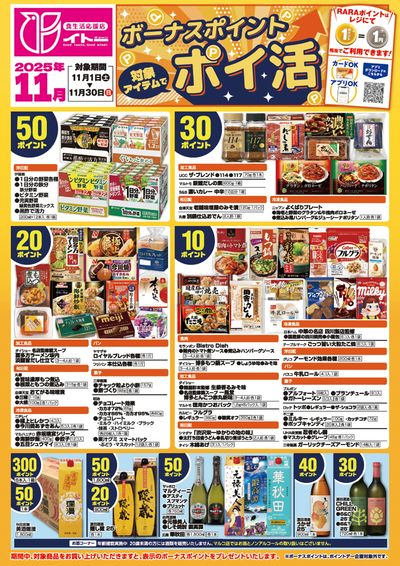 11月ボーナスポイントポスター