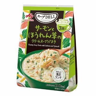 スープDELI サーモンとほうれん草のクリームスープパスタ