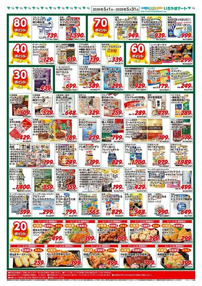 ポイントセール5月号 裏