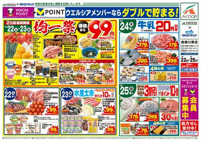 JA-F×前橋川原 4.22号チラシ 日替わり