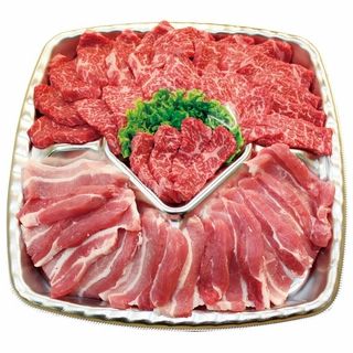 国産 焼肉2点盛り(国産牛肉・国産豚肉) 400g