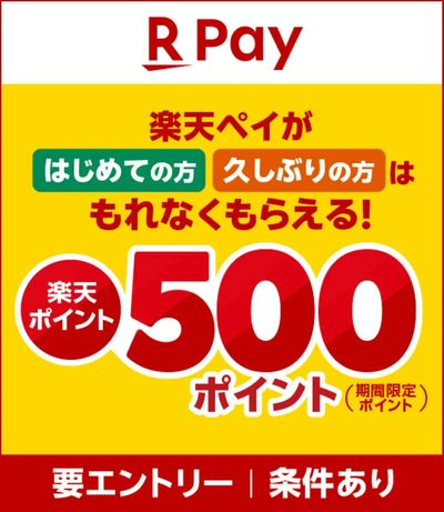楽天ペイ デビュー施策!