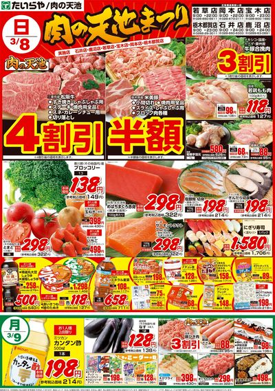 3/8(日)~3/11(水)(表)