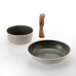 取っ手が外せるこびりつきにくいフライパン3点セット