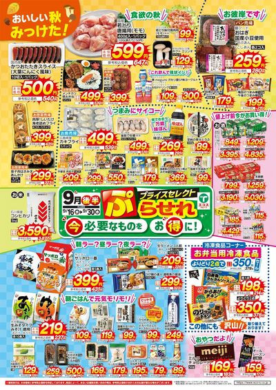 9月後半ぷらせれ