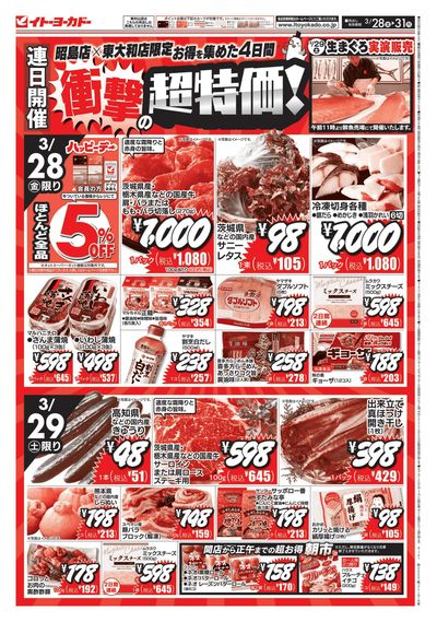 衝撃の超特価!