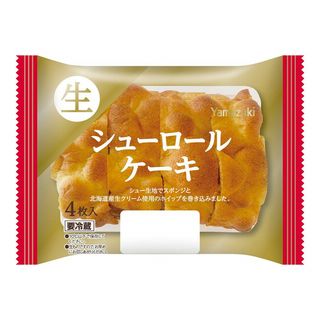 山崎製パン 生シューロールケーキ 4個入