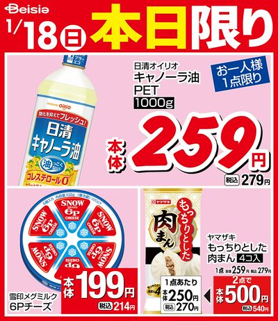 1/18限りのお買い得!