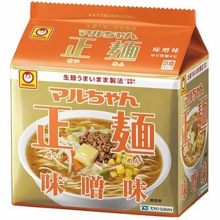 東洋水産 マルちゃん正麺味噌味 5食パック