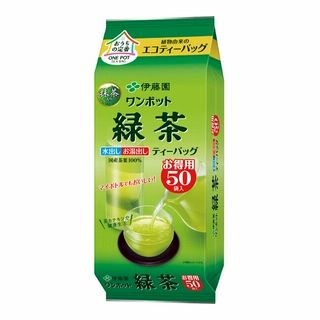 お1人様2点限り 伊藤園 おうちの定番ワンポット 緑茶 50袋入