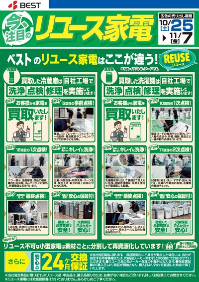 今、注目のリユース家電