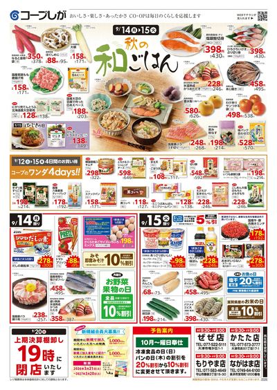 9月14日~9月15日チラシ裏