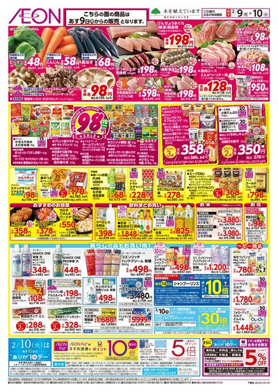 2/8号 イオンのトクイチ<日替わり特価!>:裏面