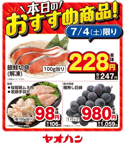 本日のおすすめ商品!