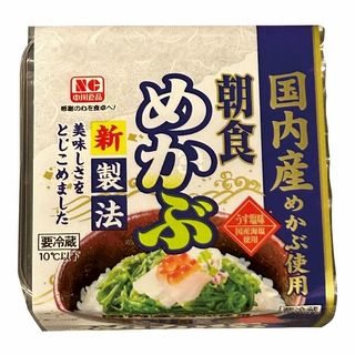 中川食品 国産朝食味付めかぶ 3個組