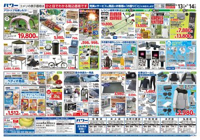 コメリパワー 6/13号 家計応援祭  ウラ