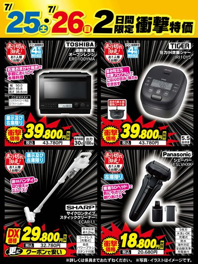【2日間限定】衝撃特価!