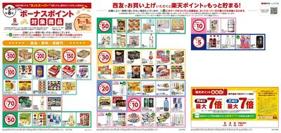 8月楽天ポイントチラシ:オモテ