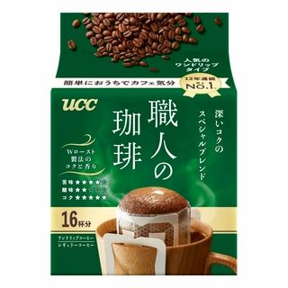 お1人様2点限り UCC 職人の珈琲ドリップ スペシャルブレンド 16袋入