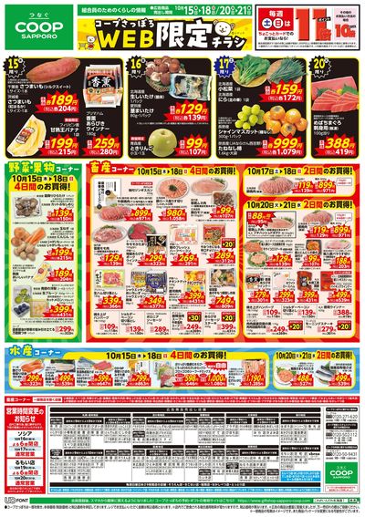 10/15号 WEB限定チラシ