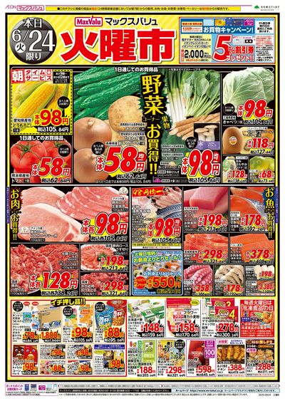 6/24号 火曜市:オモテ